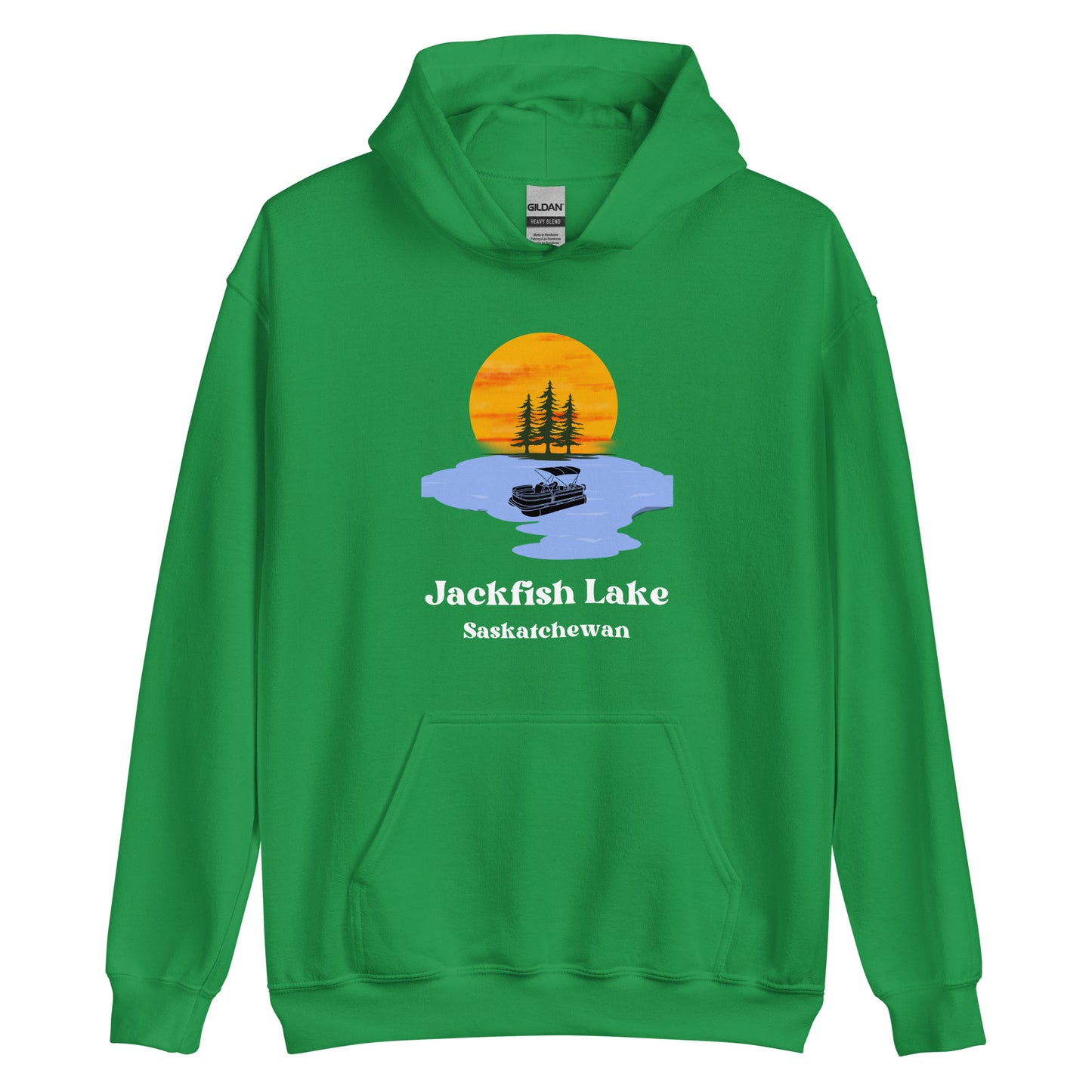 Jackfish Lake, SK - Unisex Hoodie - Pontoon