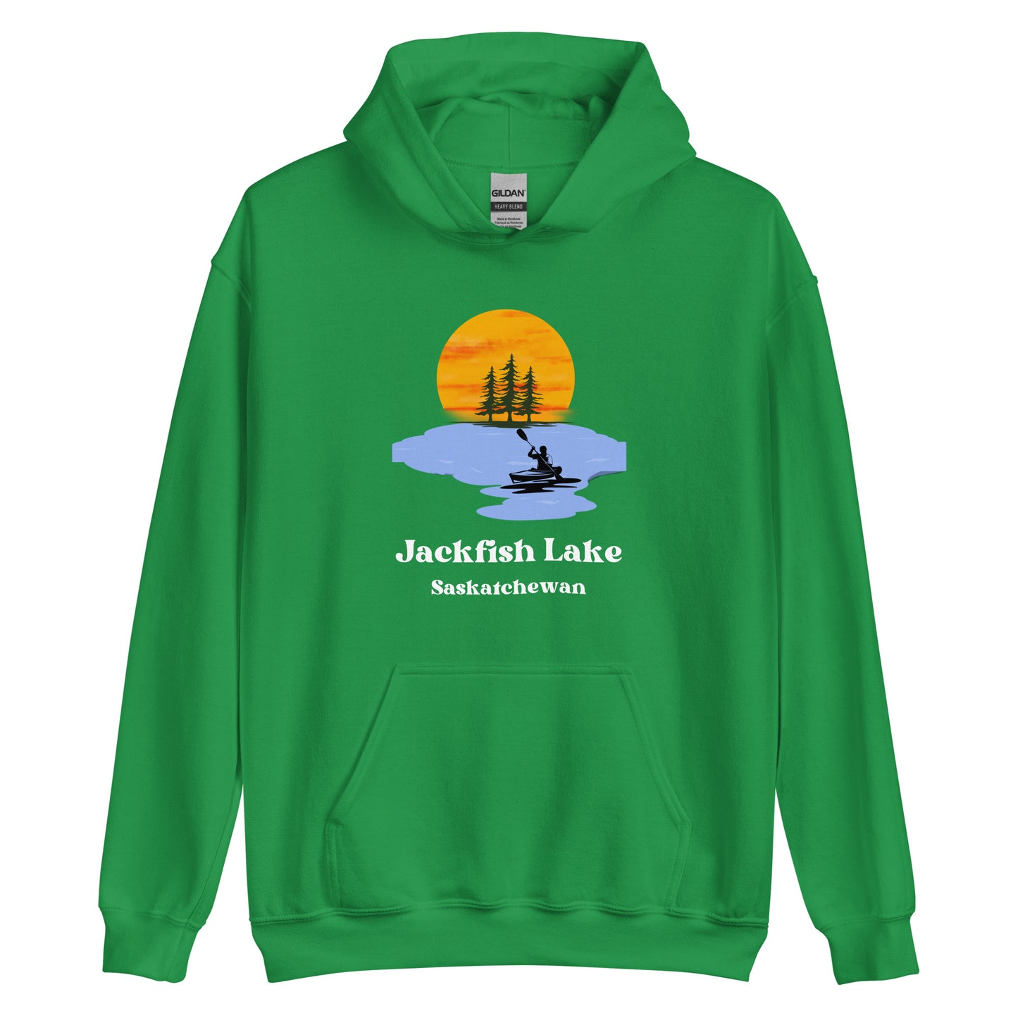 Jackfish Lake, SK - Unisex Hoodie - Kayak