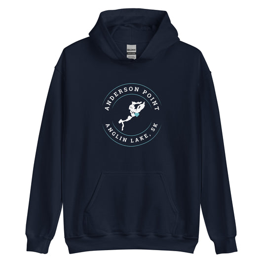 Anglin Lake, SK - Unisex Hoodie - Anderson Point