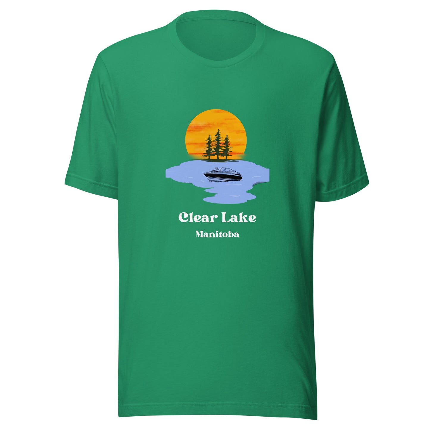 Clear Lake, MB - T-Shirt Ski Boat