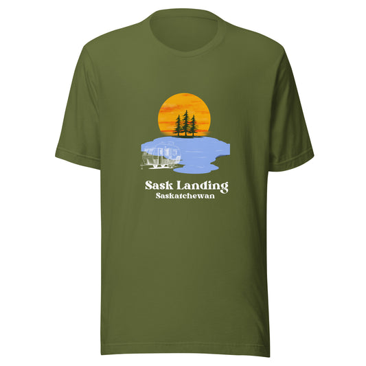 Sask Landing, SK - Men's T-Shirt Camper