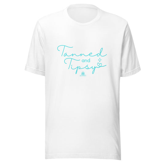 Tanned and Tipsy - Unisex t-shirt